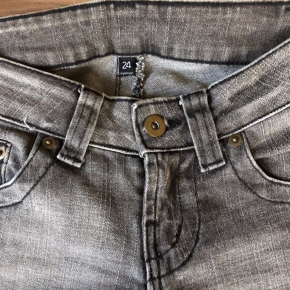 Court St Jeans Gray Straight Leg 24 - Picture 4 of 10